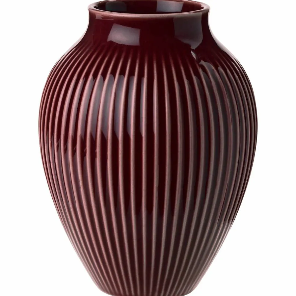Vase 12,5 cm, ripple berry