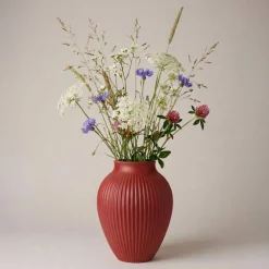 Vase 20 cm, soft cherry