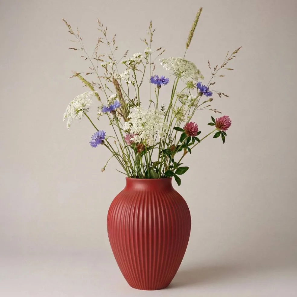 Vase 20 cm, soft cherry