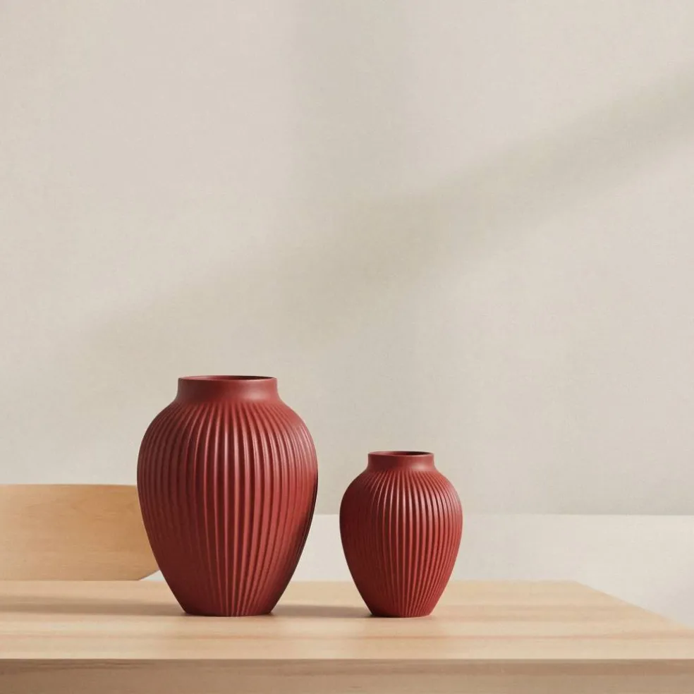 Vase 20 cm, soft cherry