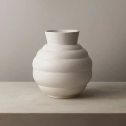 Vase Tortus Archie 23,5 cm, hvit