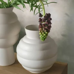 Vase Tortus Archie 23,5 cm, hvit