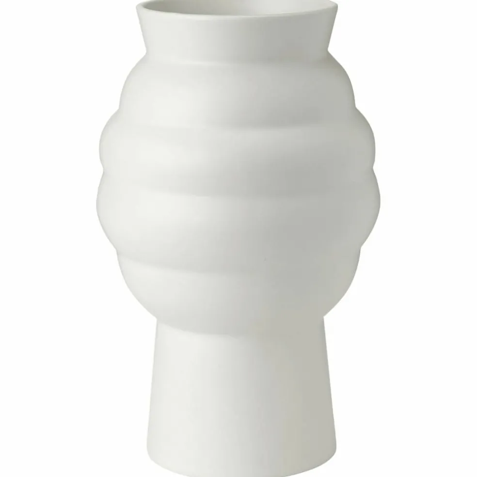 Vase Tortus Archie 23,5 cm, hvit