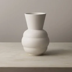 Vase Tortus Archie 23,5 cm, hvit