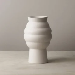 Vase Tortus Archie 23,5 cm, hvit