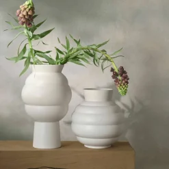 Vase Tortus Archie 23,5 cm, hvit