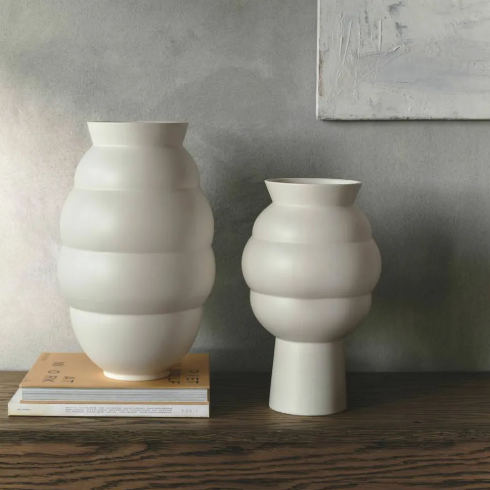 Vase Tortus Archie 23,5 cm, hvit