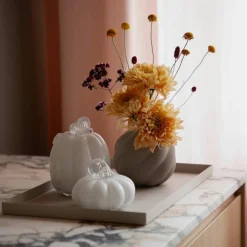 Vase Twist Ball 12 cm, svart