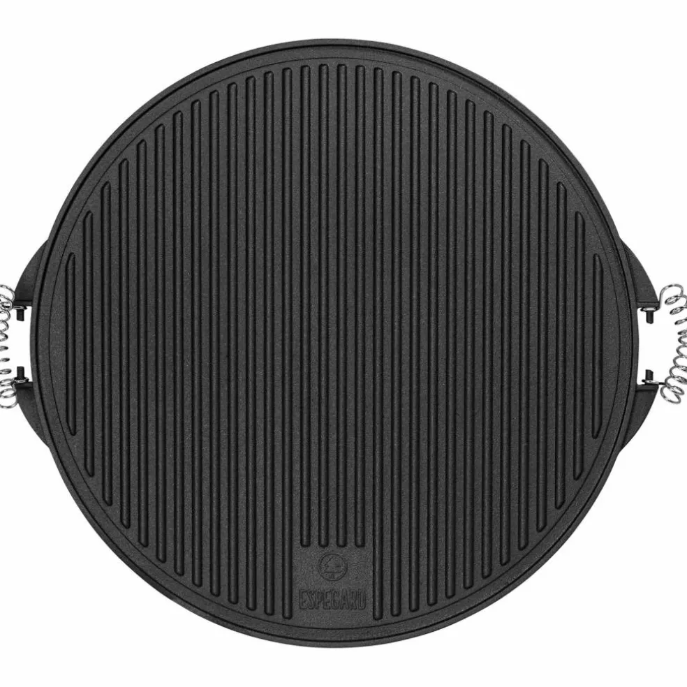 Vendbar grillplate for bålpanne/fyrfat 60