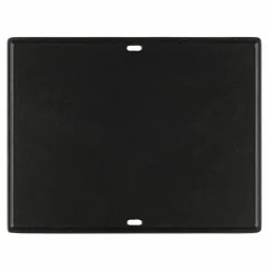 Vendbar grillplate 35 x 45,5 cm, støpejern