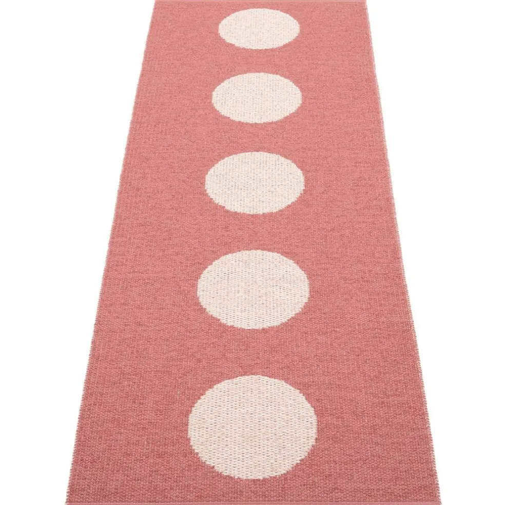 Vera Pop teppe 70 × 200 cm, jade/turquoise