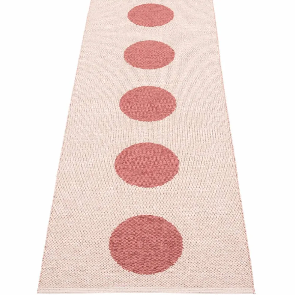 Vera Pop teppe 70 × 200 cm, jade/turquoise