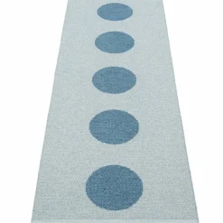 Vera Pop teppe 70 × 200 cm, jade/turquoise