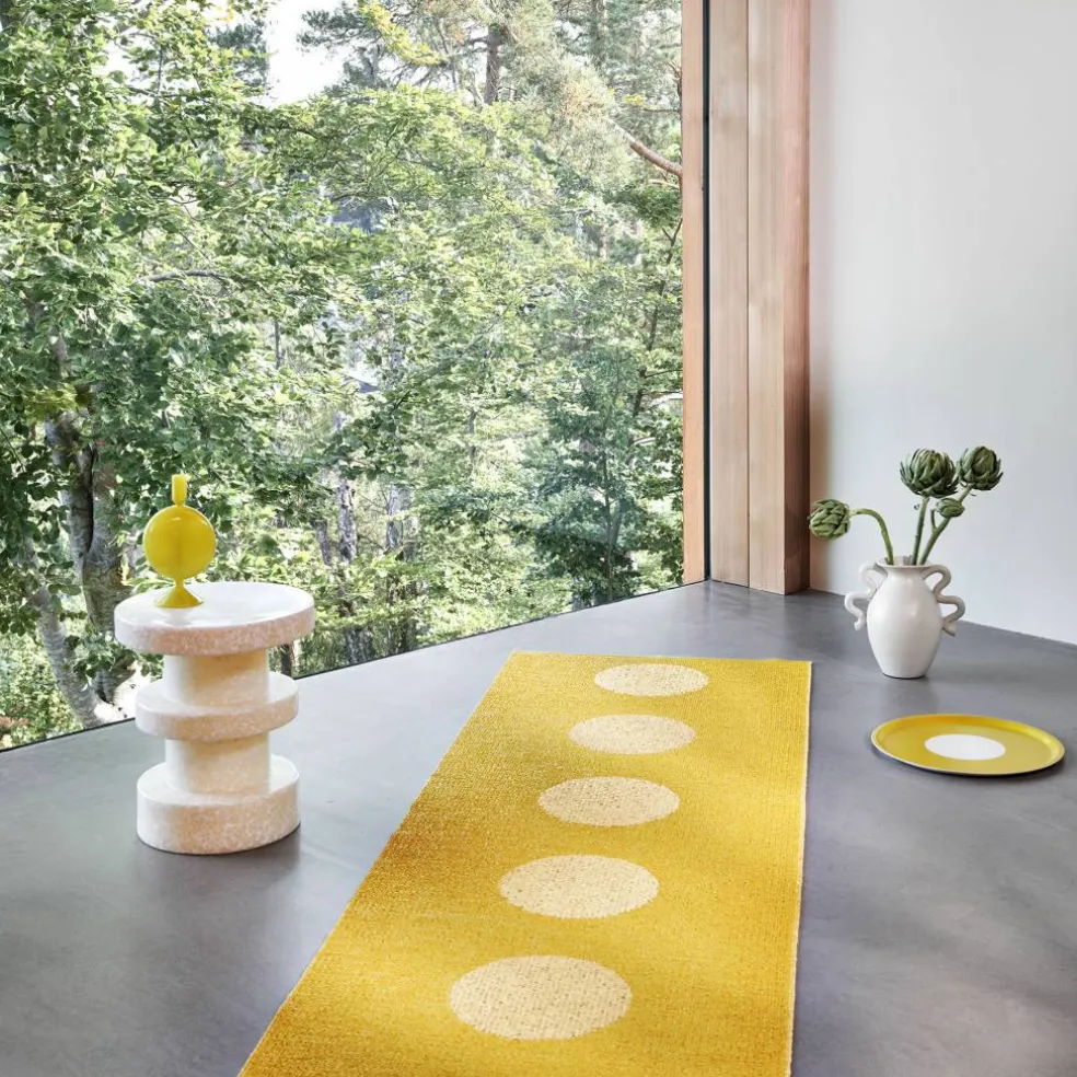 Vera Pop teppe 70 × 280 cm, leaf/misty mint