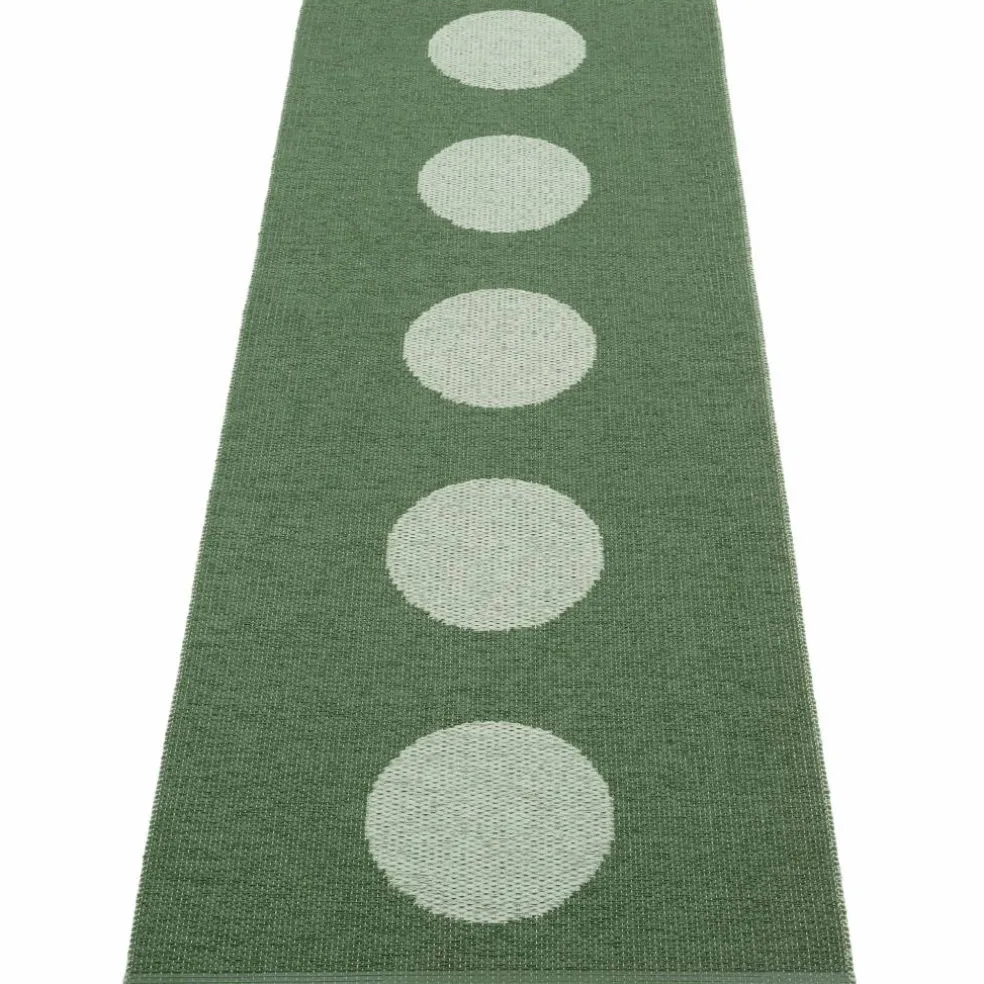 Vera Pop teppe 70 × 200 cm, leaf/misty mint