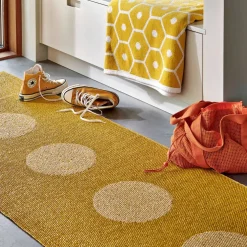 Vera Pop teppe 70 × 360 cm, mustard/yellow