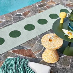 Vera Pop teppe 70 × 280 cm, mustard/yellow