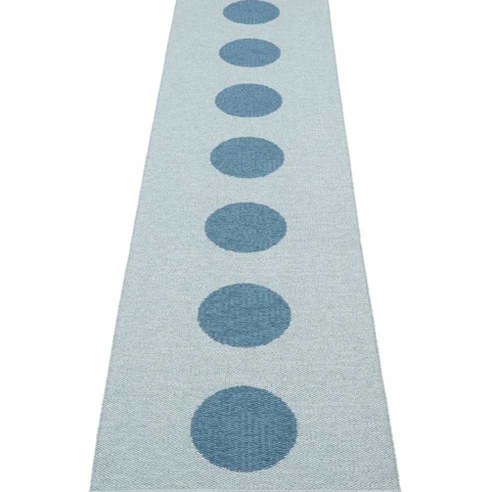 Vera Pop teppe 70 × 280 cm, river/blue fog