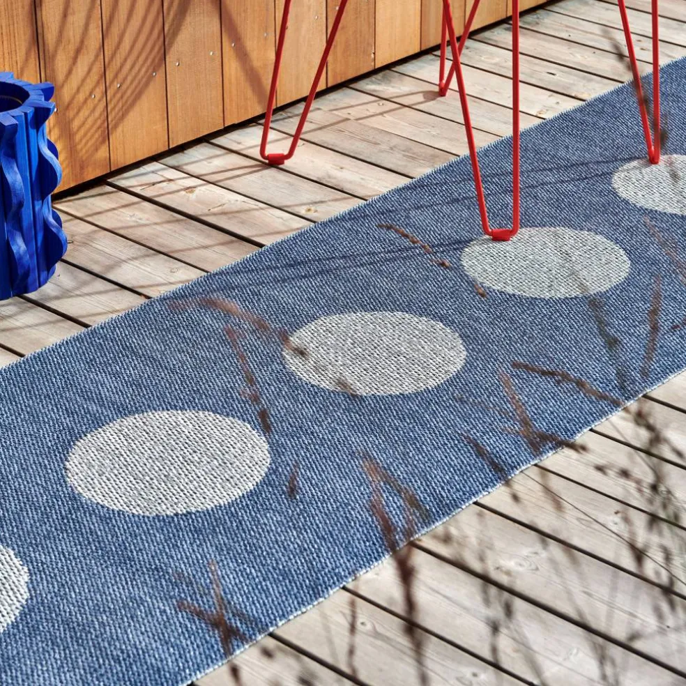 Vera Pop teppe 70 × 360 cm, river/blue fog