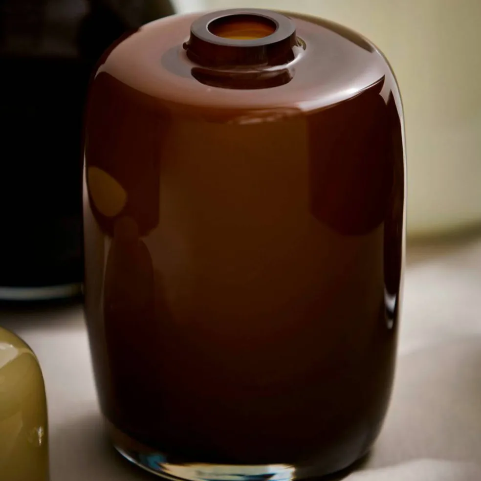 Verona vase, brun