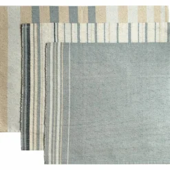 Vibeke Klint bordbrikke 33 x 48 cm, brede linjer, blå