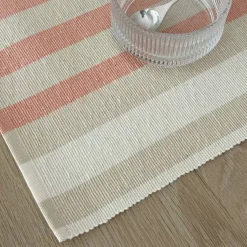 Vibeke Klint bordbrikke 33 x 48 cm, brede linjer, grønn