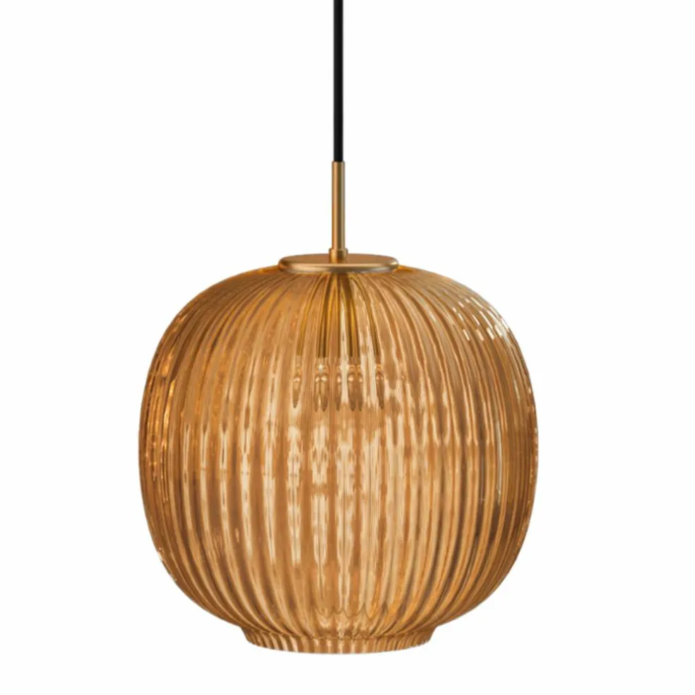 Vibra taklampe 26 cm, amber