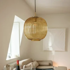 Vibra taklampe 18 cm, amber