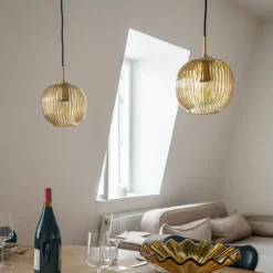 Vibra taklampe 18 cm, amber