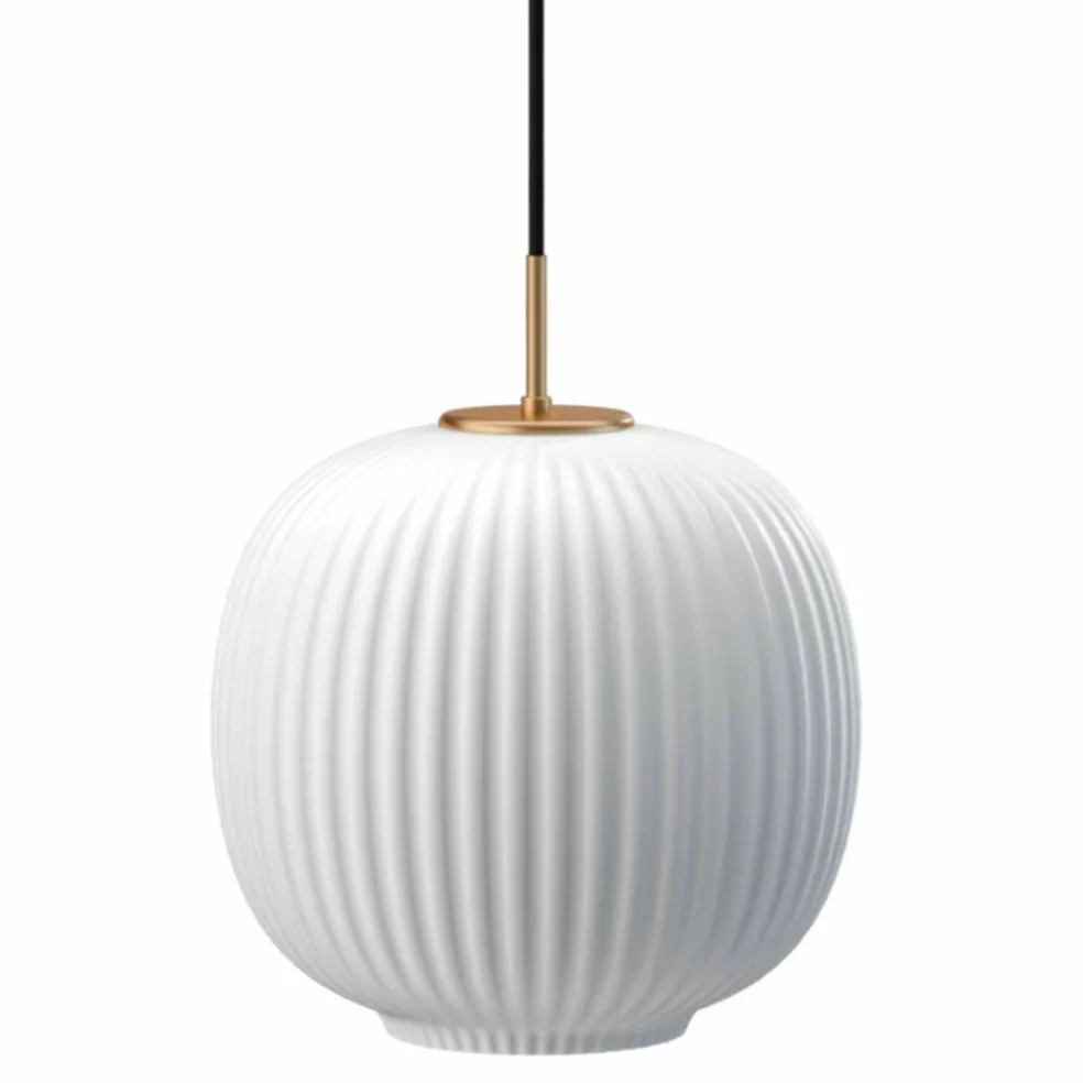 Vibra taklampe 18 cm, opal