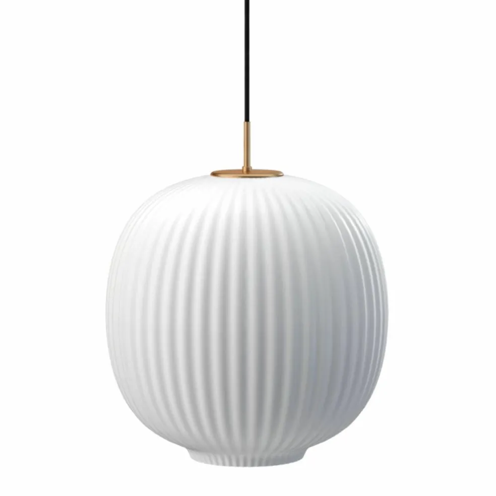 Vibra taklampe 18 cm, opal