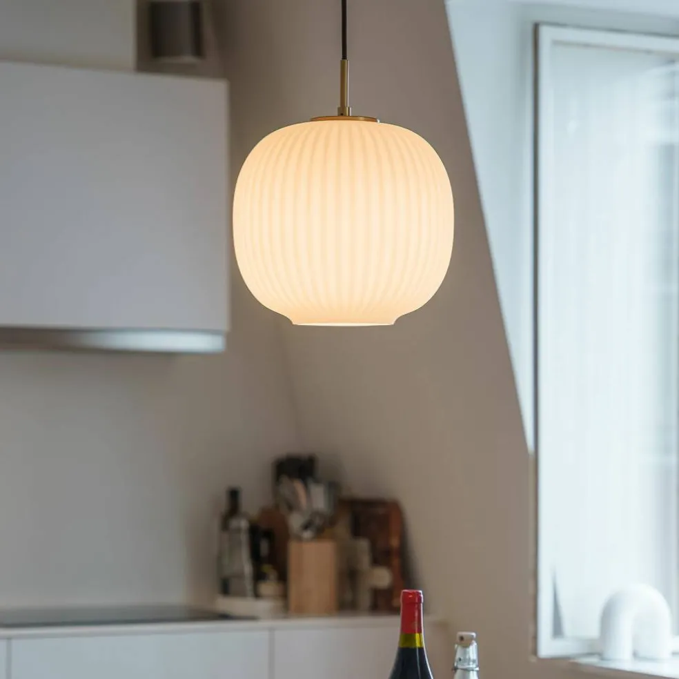 Vibra taklampe 35 cm, opal