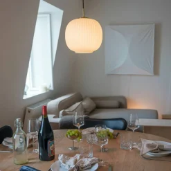 Vibra taklampe 35 cm, opal
