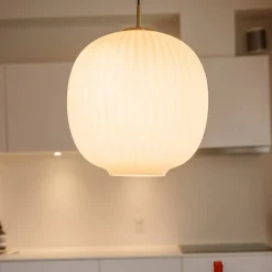 Vibra taklampe 26 cm, opal