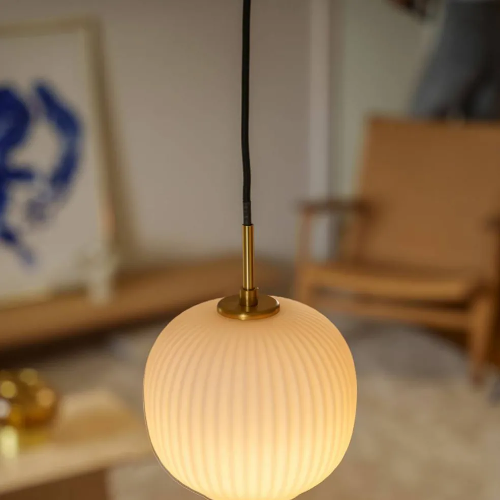 Vibra taklampe 26 cm, opal