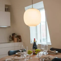 Vibra taklampe 26 cm, opal