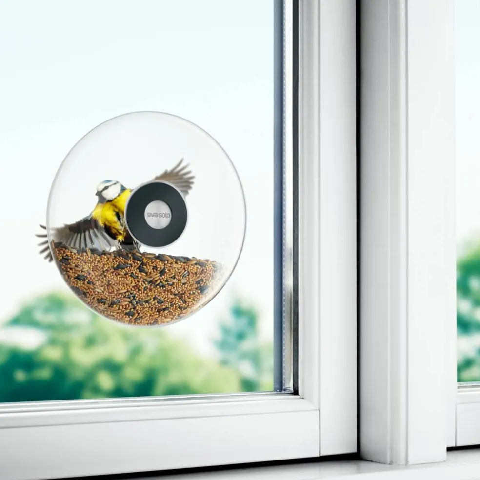 Vindusmontert Fuglemater Stor