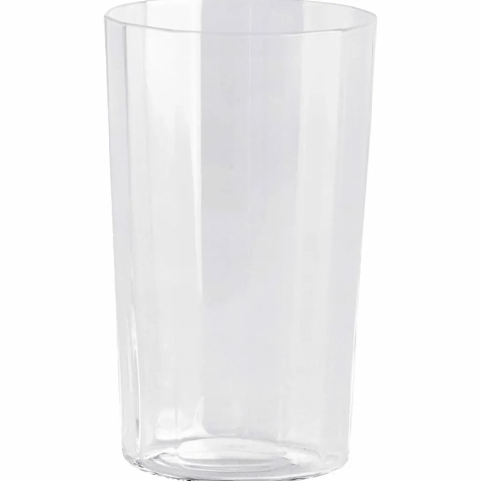 Vinklet glass 4 stk (medium), klart
