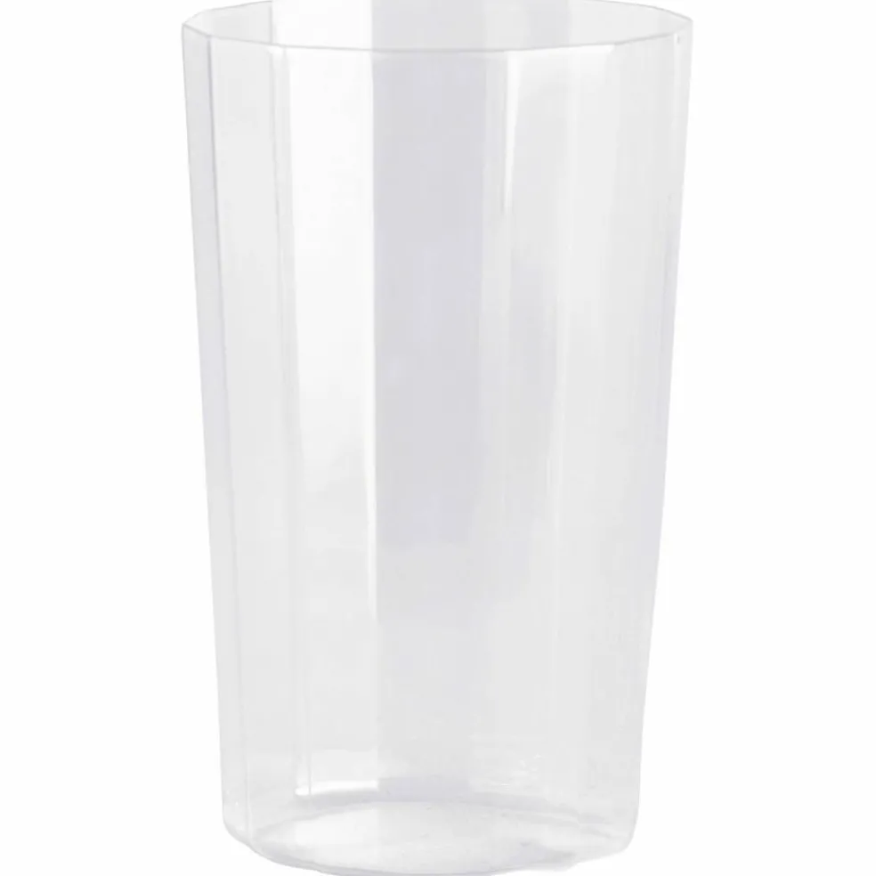 Vinklet glass 4 stk (medium), klart