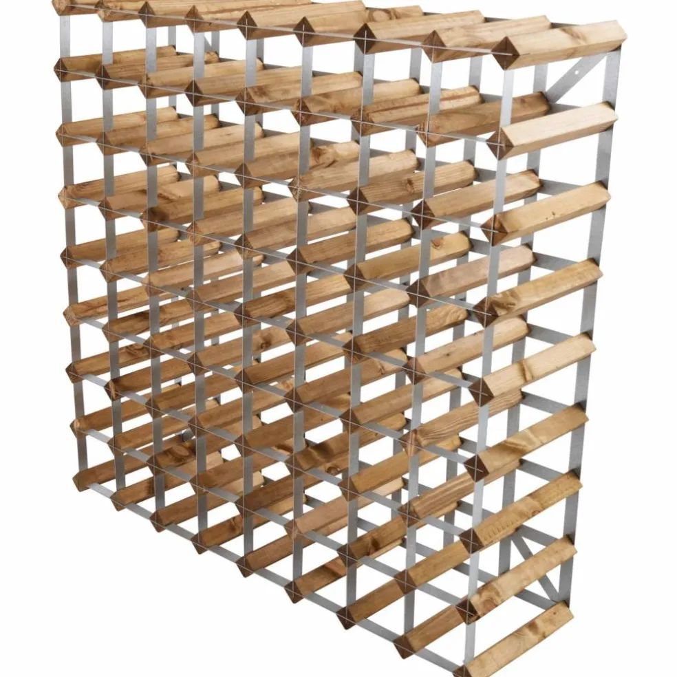 Vinstaitv Påbyggingsbart 72 Flasker Light Oak