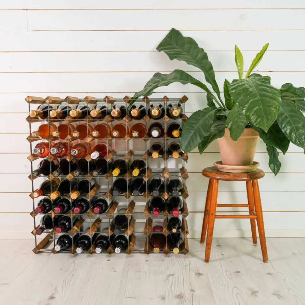 Vinstaitv Påbyggingsbart 72 Flasker Light Oak