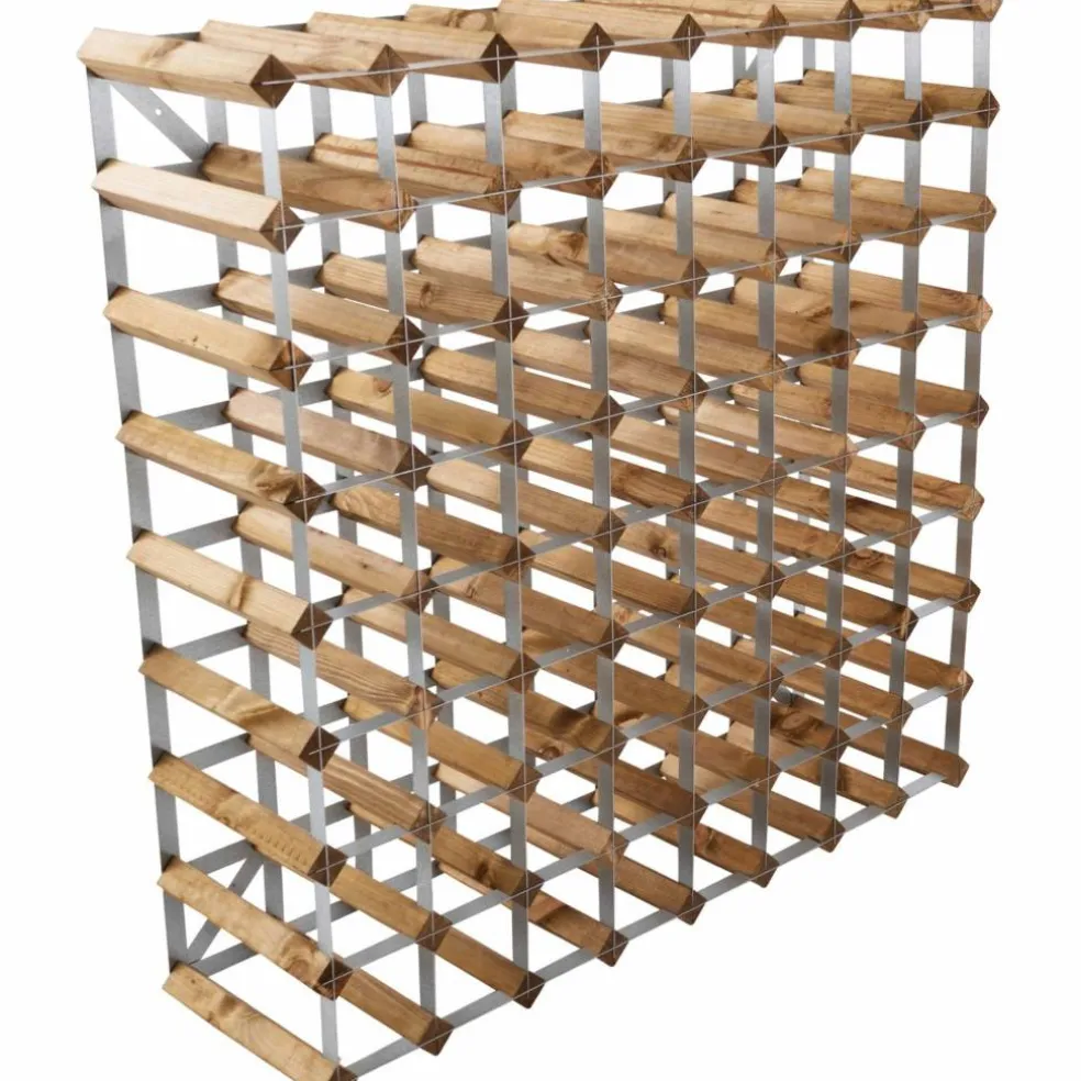 Vinstaitv Påbyggingsbart 72 Flasker Light Oak