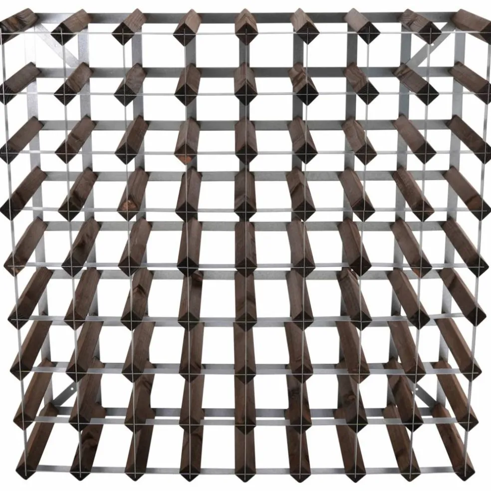 Vinstaitv Påbyggingsbart 72 Flasker Light Oak