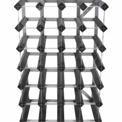 Vinstativ Påbyggingsbart 30 Flasker Black Ash