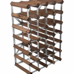 Vinstativ Påbyggingsbart 30 flasker Light Oak