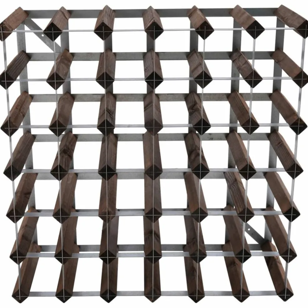 Vinstativ Påbyggingsbart 42 Flasker Dark Oak