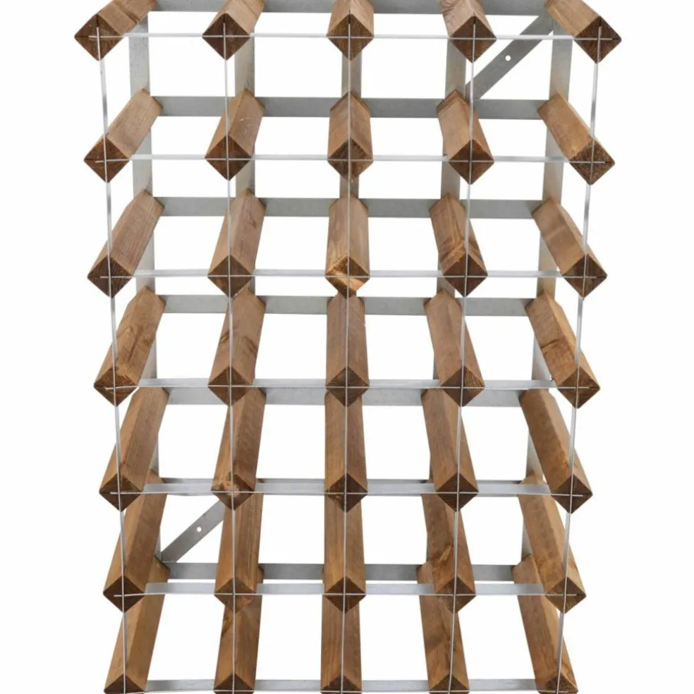 Vinstativ Påbyggingsbart 30 flasker Dark Oak
