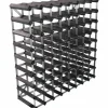 Vinstativ Påbygningsbart 12 flasker Black Ash