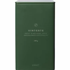 Vinterte i metallboks, mørkegrønn