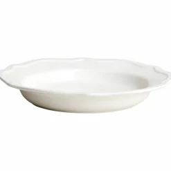 Violette skål 23 cm, hvit